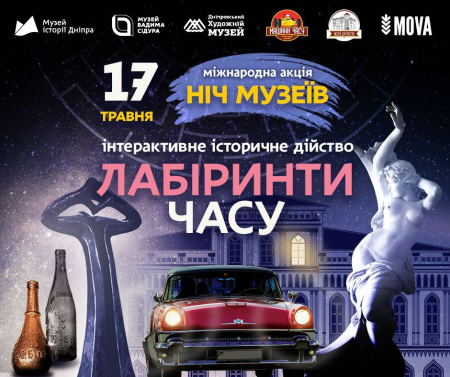 Ніч Музеїв 🏛️ 2025: інтерактивне історичне дійство «Лабіринти часу» (4 музеї за одним квитком)!
